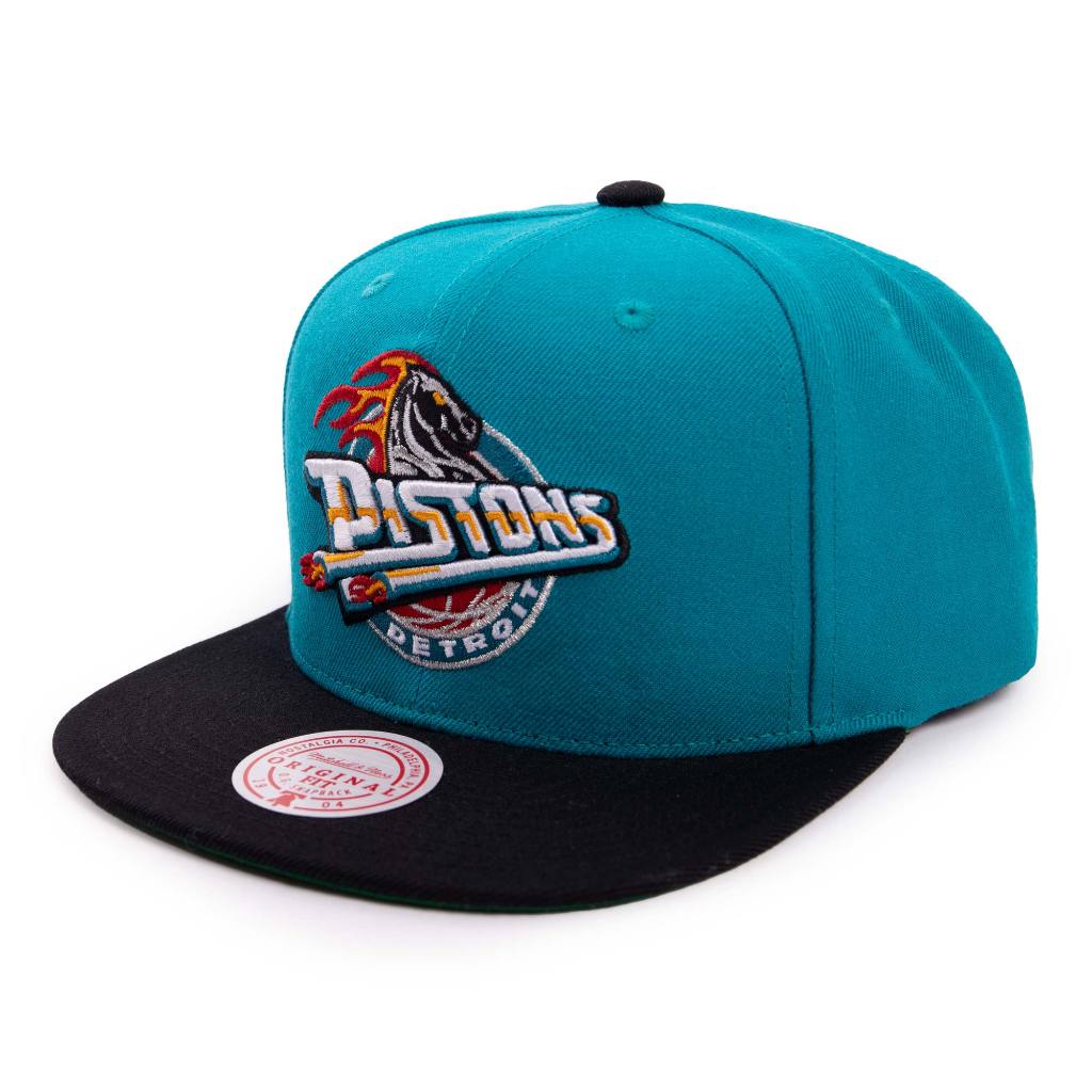 NBA TEAM 2 TONE 2.0 Snapback NBA 經典平帽沿 活塞 藍綠