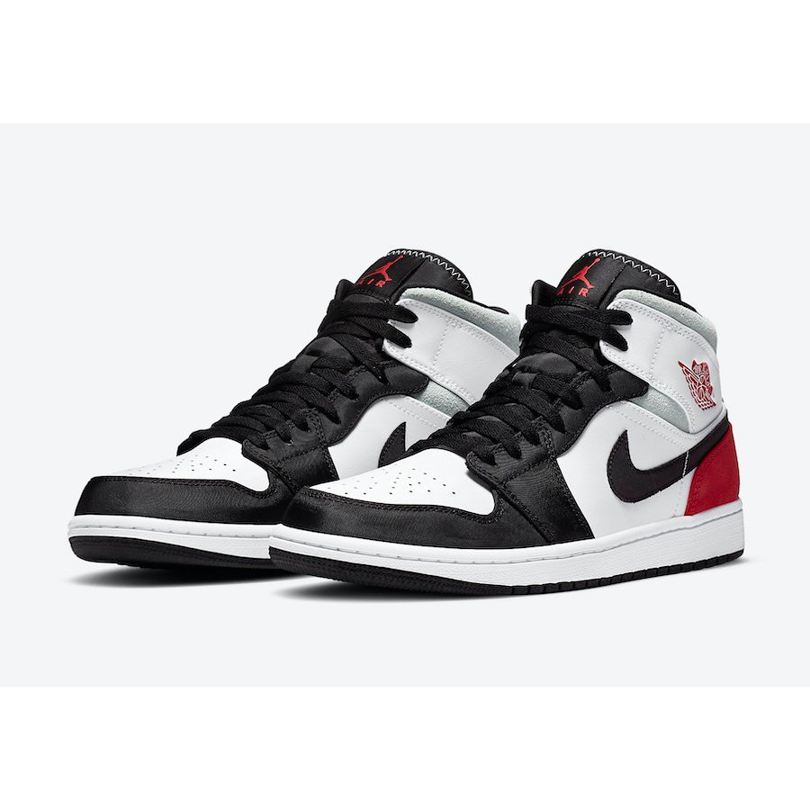 【EAT-SHOE】AIR JORDAN 1 MID SE 白紅 黑頭 小UNION 男鞋 852542-100