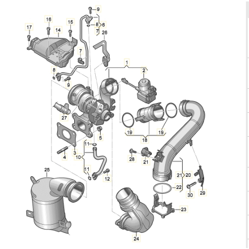 奧迪 A5 2008-2022年分齊全 渦輪增壓器 全新渦輪 副廠渦輪 渦輪翻新整理 需報價