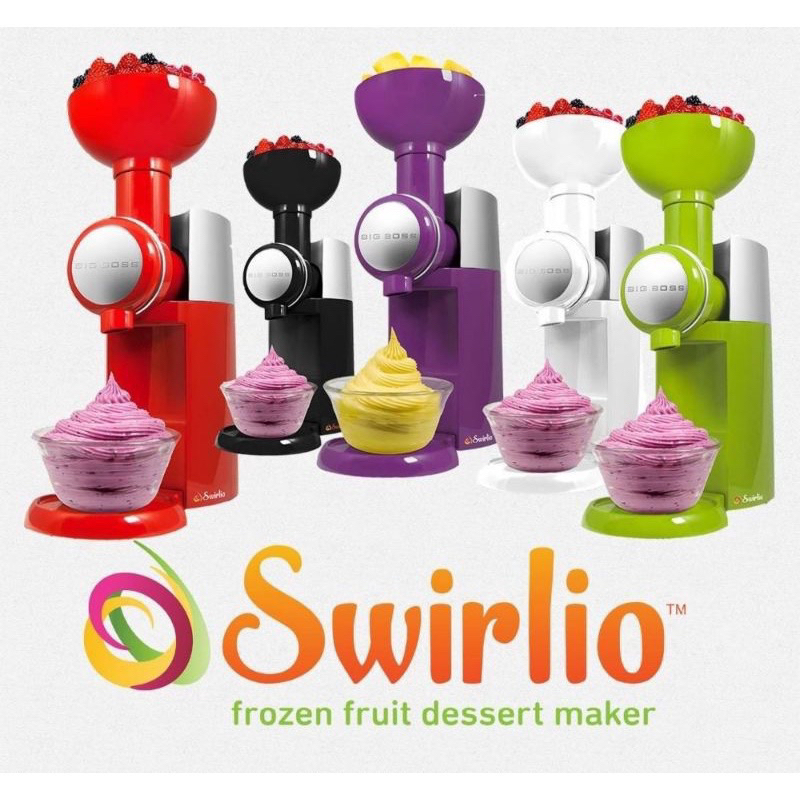 全新 現貨✨big boss swirlio 水果冰淇淋機 電動 果汁機 榨汁機 雪糕器 全自動 激淩機 雪糕機 研磨機