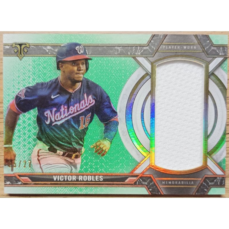 topps 2021 Victor Robles 限量25/27球衣卡