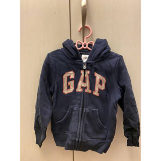 <二手> GAP kids 深藍色粉紅LOGO 外套 兒童外套 3Y