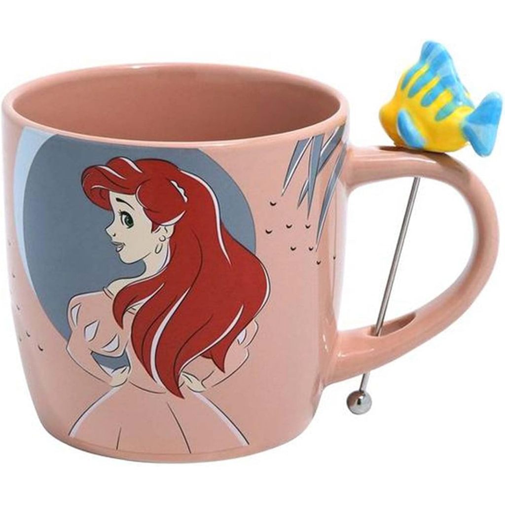 預購❤️正版❤️美國迪士尼 Little Mermaid Ariel 水杯 馬克杯 咖啡杯 小美人魚 攪拌棒