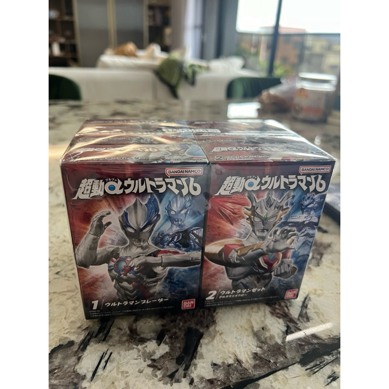 BANDAI盒玩 超動α7超人力霸王六款 日版 不分售