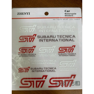 STI 貼紙12.5x12.5cm 現貨 #subaru #WRX #levorge #森林人