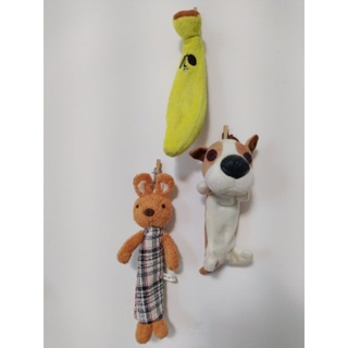 【二手】造型筆袋 香蕉 兔子 狗狗 鉛筆袋 鉛筆盒