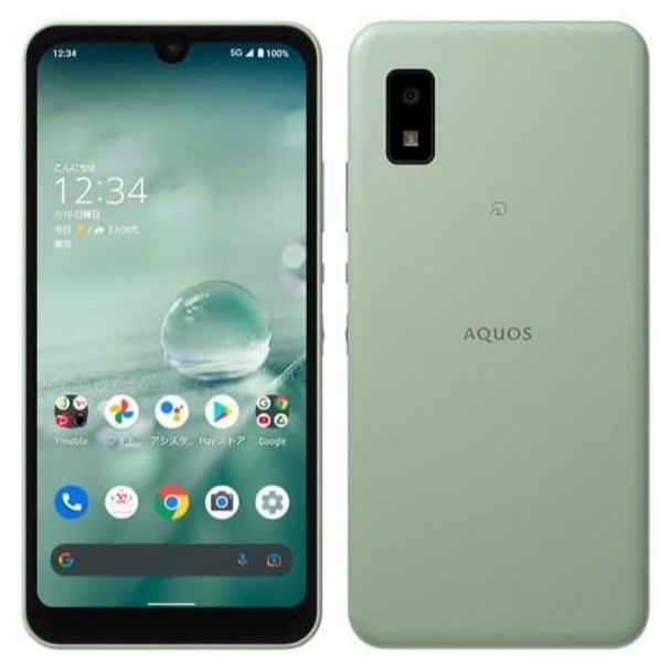 Sharp AQUOS Wish2現貨日本全新未拆封手機 (A204SH nanoSIM+eSIM) 5G橄欖綠色64G