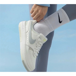 女款 Nike Gamma Force 厚底 板鞋 休閒鞋 穿搭 淺色 白鞋 海鹽淡藍灰 DX9176-107