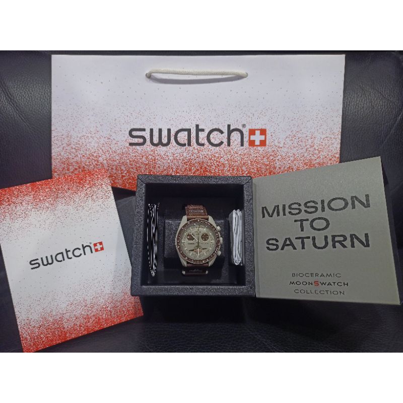 Swatch x Omega 登月錶聯名款 土星SATURN 可面交 生日 聖誕禮物首選 全新