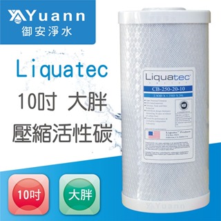 Liquatec 壓縮活性碳濾心 / 10吋 / 大胖型 / NSF認證