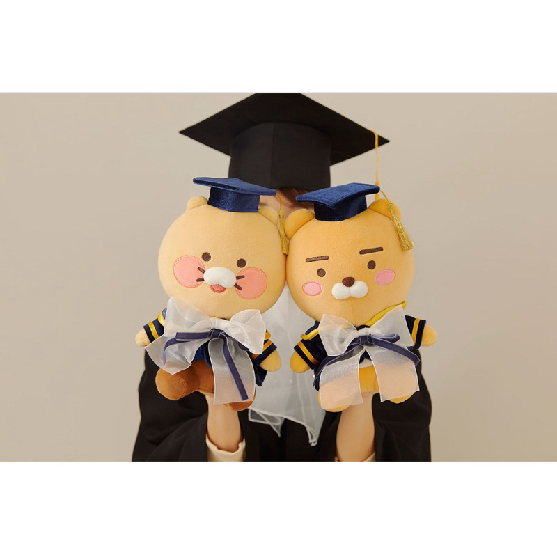 【橘胖現貨】 韓國 KAKAO FRIENDS RYAN CHOONSIK 畢業生 畢業 娃娃 玩偶 學士服 萊恩 春植