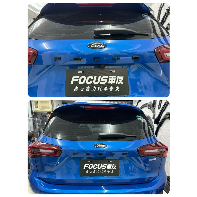 覆蓋款 Focus Mk4 Mk4.5 wagon st line 車標 Focus標 車標 黑化 亮黑車標 消光黑車標