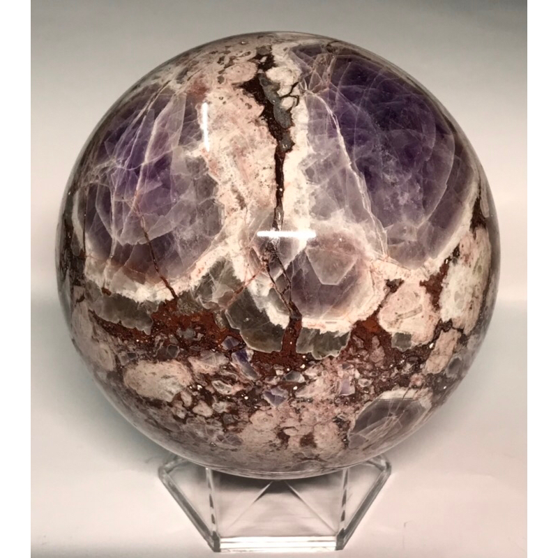 天然異象夢幻紫水晶球B115-05