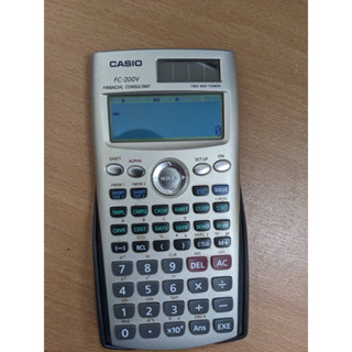 casio 卡西歐 財務型計算機 FC-200V 九成新