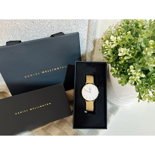 【Daniel Wellington】DW 手錶 Petite 36mm 香檳金