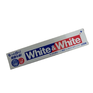 日本原裝進口LION White&White牙膏150g