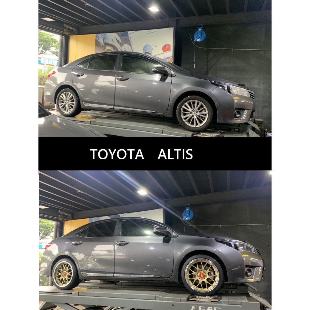 ALTIS 17吋 類BBS 鋁圈 深唇 金色