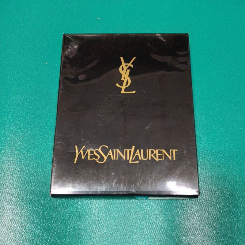 法國 YSL 聖羅蘭 全新 禮盒包裝 高級立體繡 毛巾 手巾