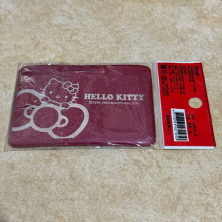 全新 Hello Kitty 紅色 證件套