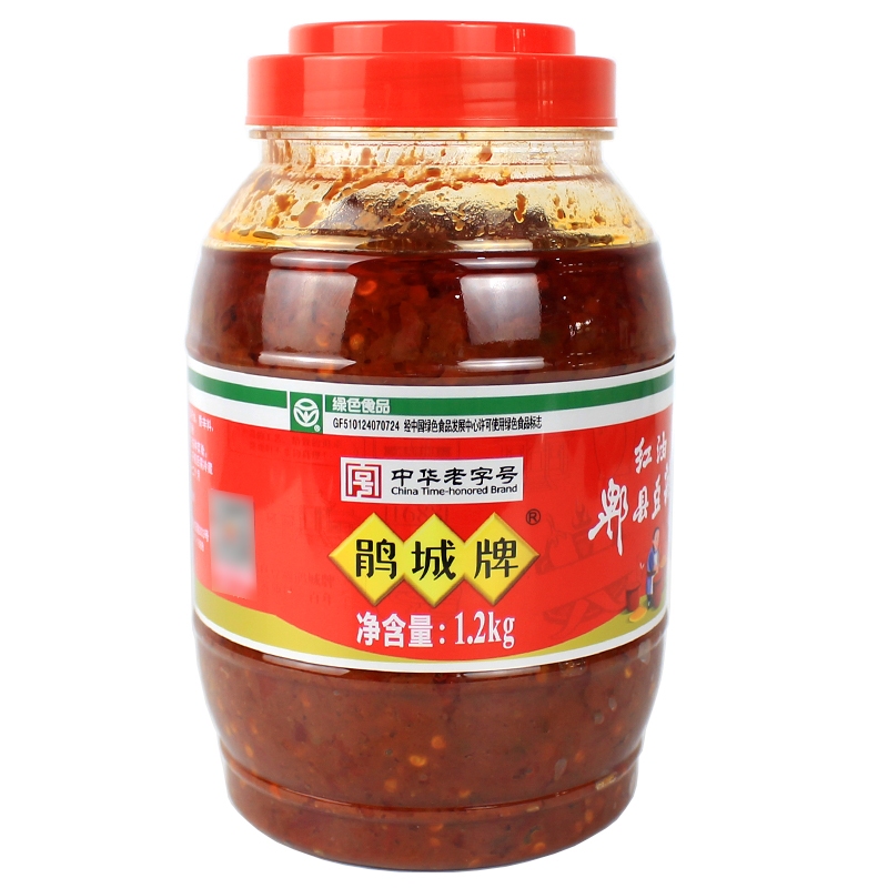 紅油豆瓣醬 郫縣娟城牌 豆瓣醬 1.2kg