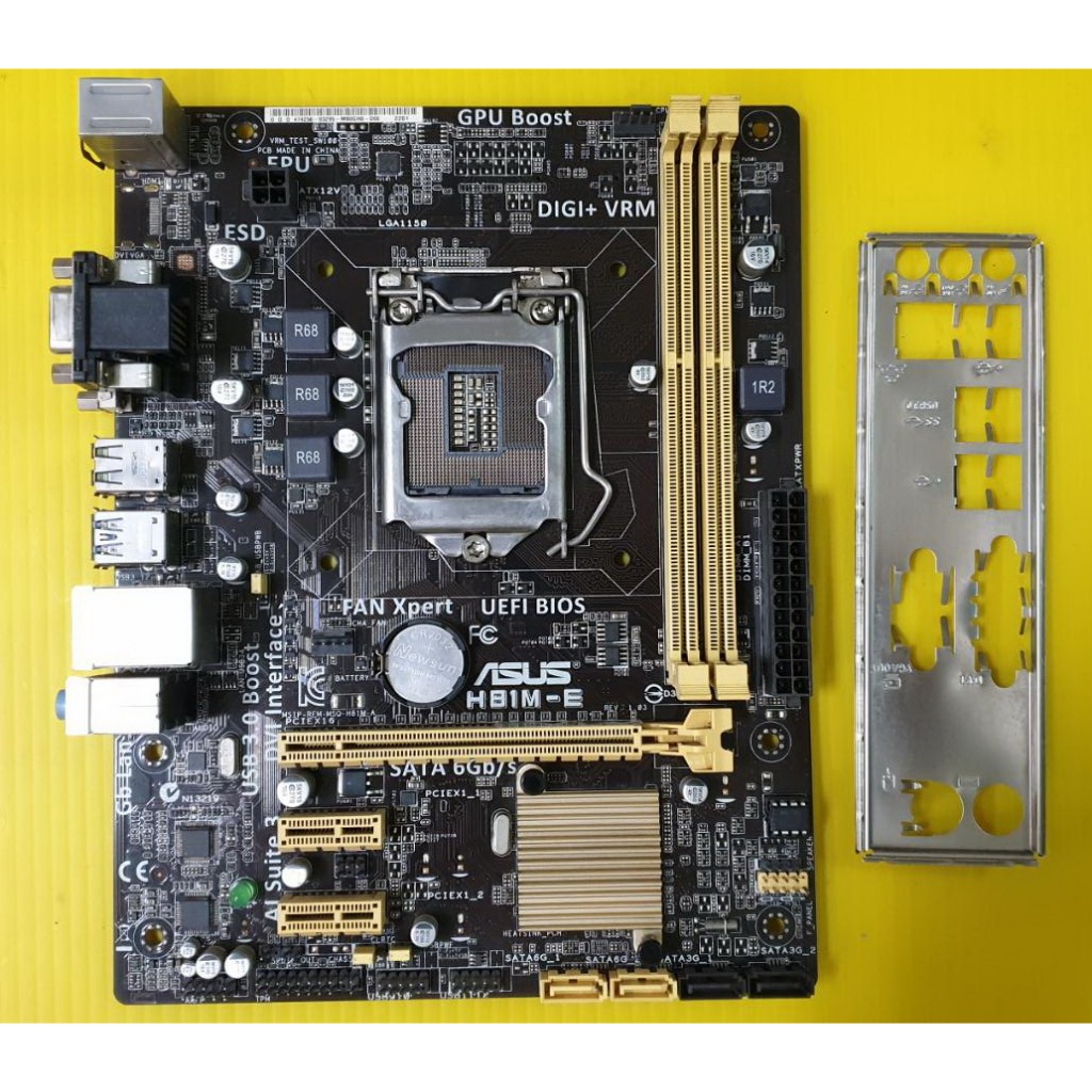 {土城} 華碩asus  H81M-E 1150腳位 Intel 4代主機板 良品