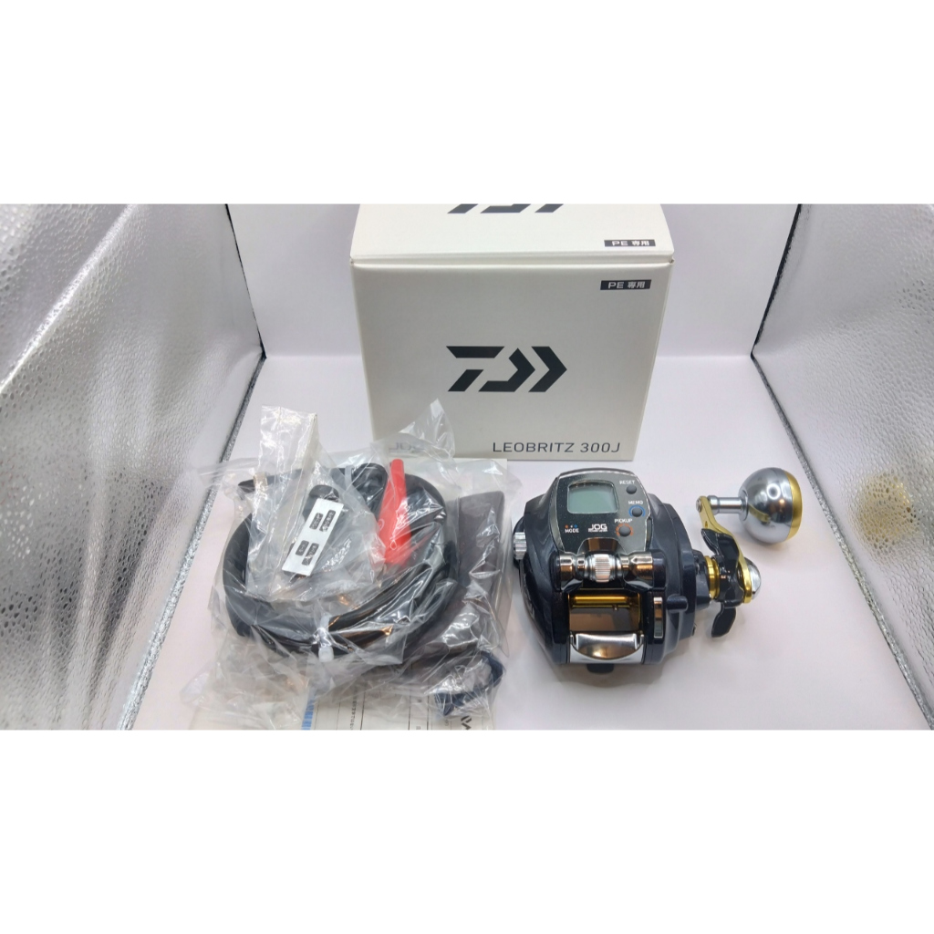 二手電動捲線器 DAIWA 15 LEOBRITZ 300J (2.3K 13H) 船釣小搞搞電捲