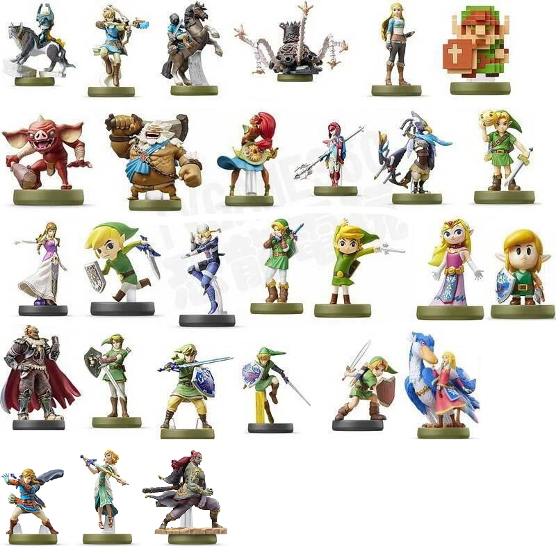 任天堂 AMIIBO NFC SWITCH NS 薩爾達傳說 曠野之息 荒野之息 王國之淚 大全套 28隻 ZELDA