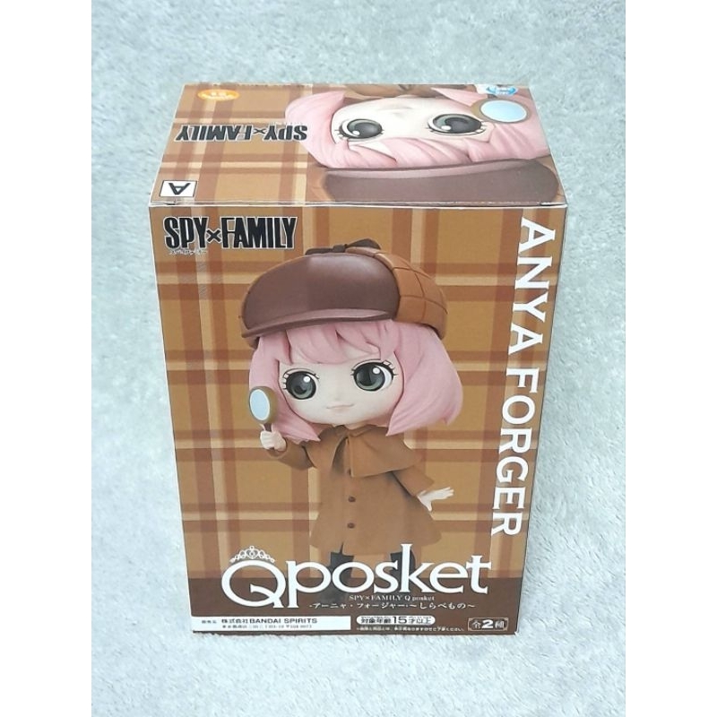 日版 BANPRESTO Qposket SPY×FAMILY 間諜家家酒 安妮亞 佛傑 偵探遊戲 A款