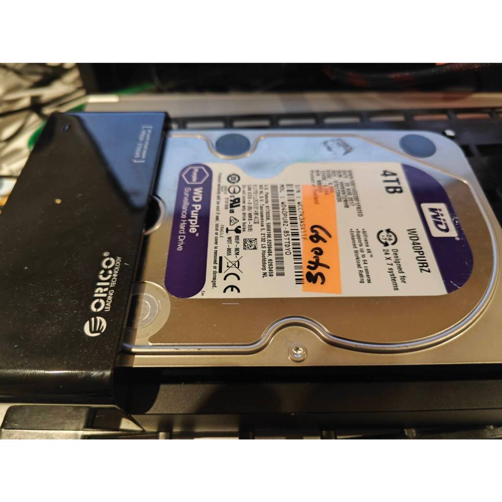 紫標硬碟 SATA 3.5吋硬碟 WD 紫標硬碟 4TB NO.４