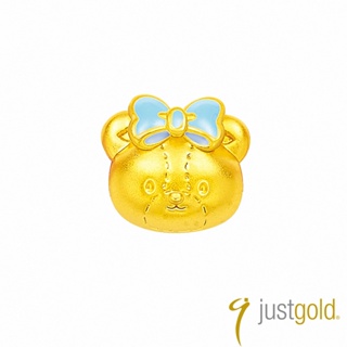 【Just Gold 鎮金店】Hello Kitty 50週年 黃金串珠(小熊)