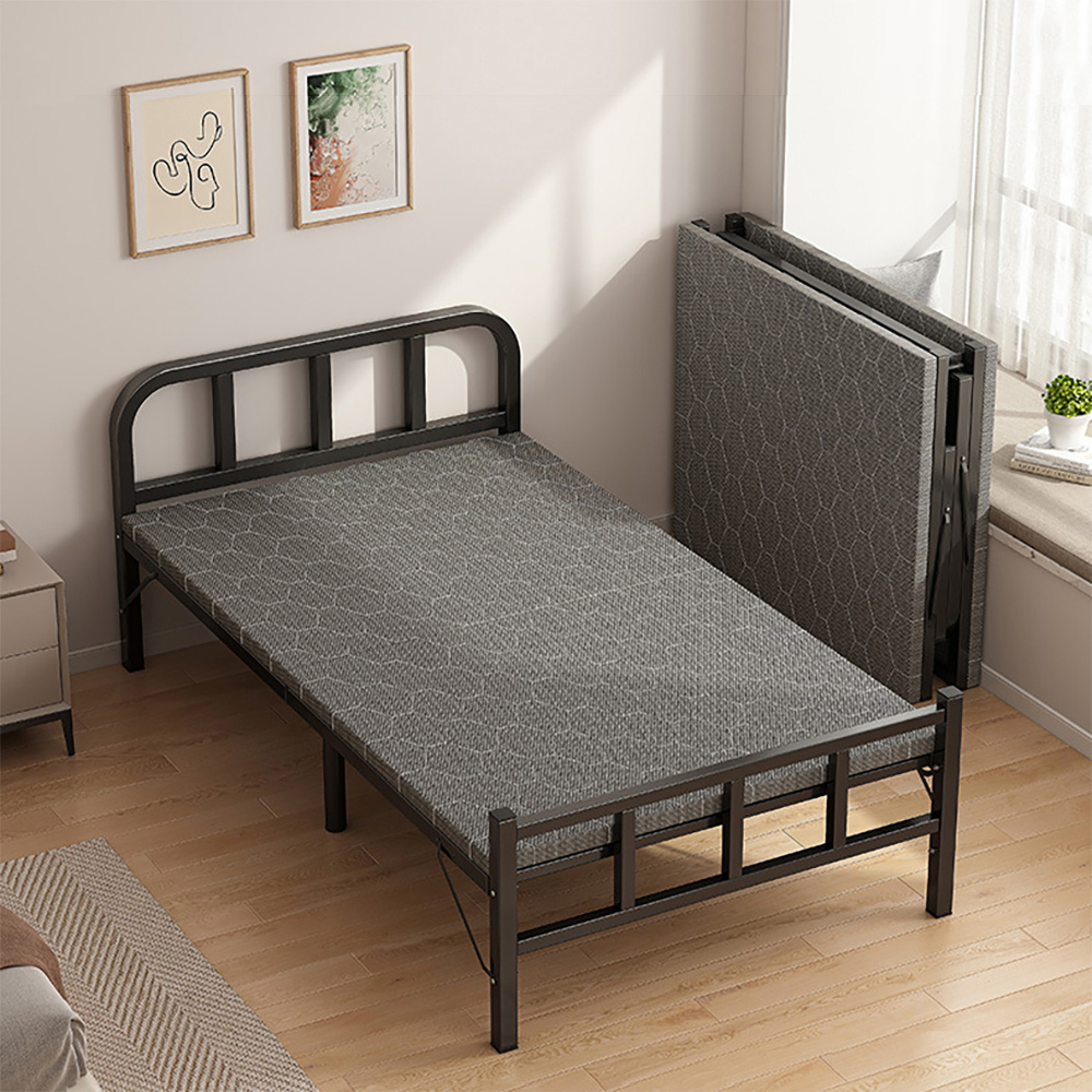 免安裝 秒收 折疊單人床 折疊床 鐵床 床板 床架 看護床 (單人3尺-90cm)