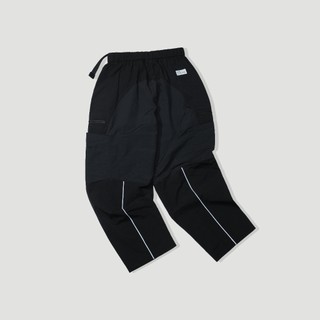 【QUEST】現貨 QUEST 3M POCKET CUT PANTS 剪裁 尼龍 反光 車線 長褲 黑色