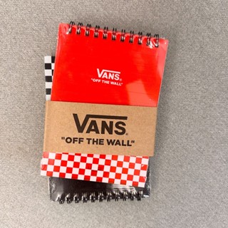 全新｜Vans硬殼封面線圈筆記本組｜A6｜經典格紋