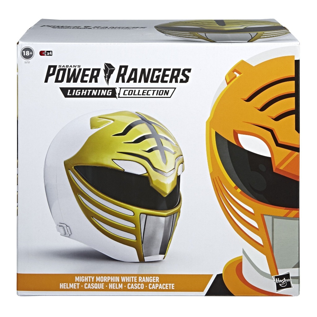 到貨中 Power Rangers 金剛戰士 白衣 1:1 大明 白虎 頭盔 變身 White Helmet 孩之寶