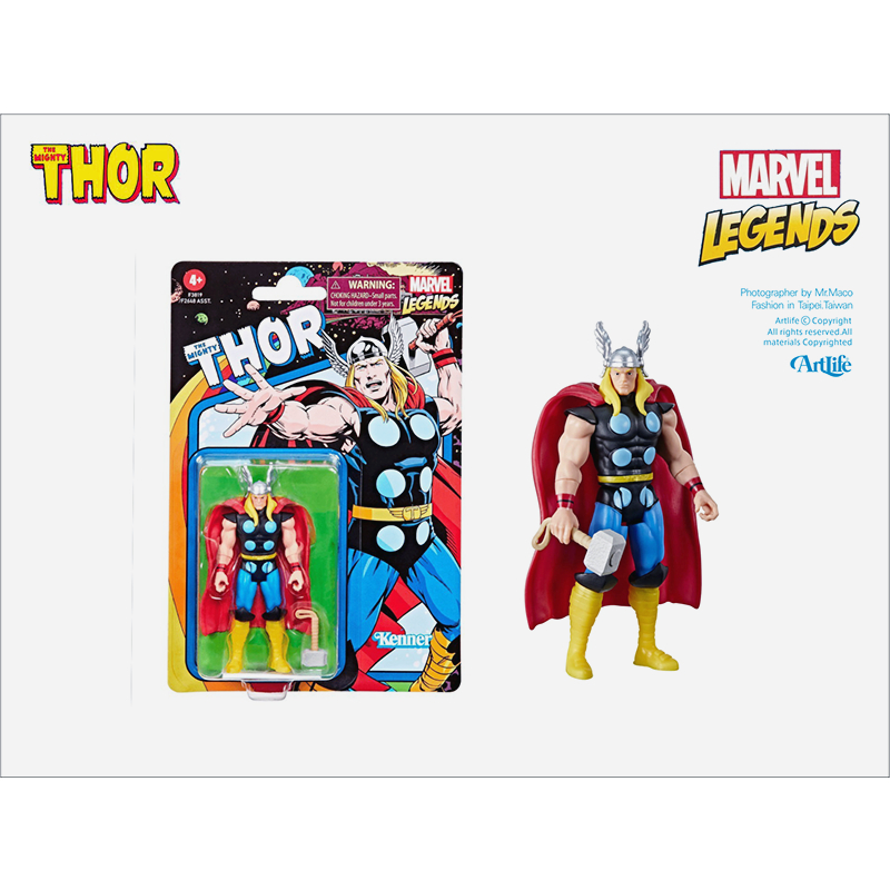 ArtLife ㊁ HASBRO KENNER Marvel Legends THOR 漫威 復古 漫畫 雷神索爾