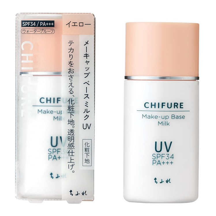 【現貨】日本進口 CHIFURE 妝前飾底乳UV 30g 隔離霜 妝前乳 SPF34 防曬 防水 潤色