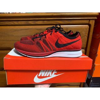Nike flyknit trainer university red 大學紅 編織 US10.5 28.5cm