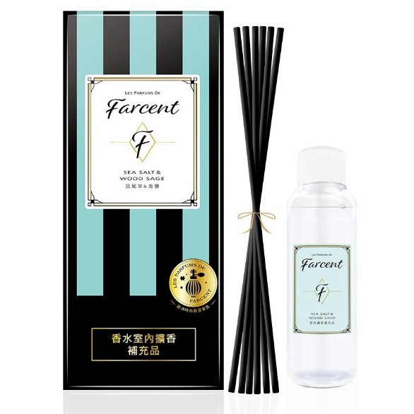 【Farcent 】花仙子 Farcent 香水 室內 擴香 (補充品) - 鼠尾草&amp;海鹽 100ml