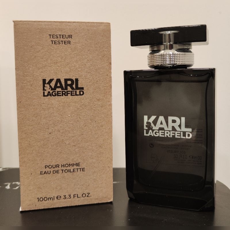 全新中文標籤正品 Karl Lagerfeld 卡爾同名時尚男性淡香水 100ml 環保包裝tester