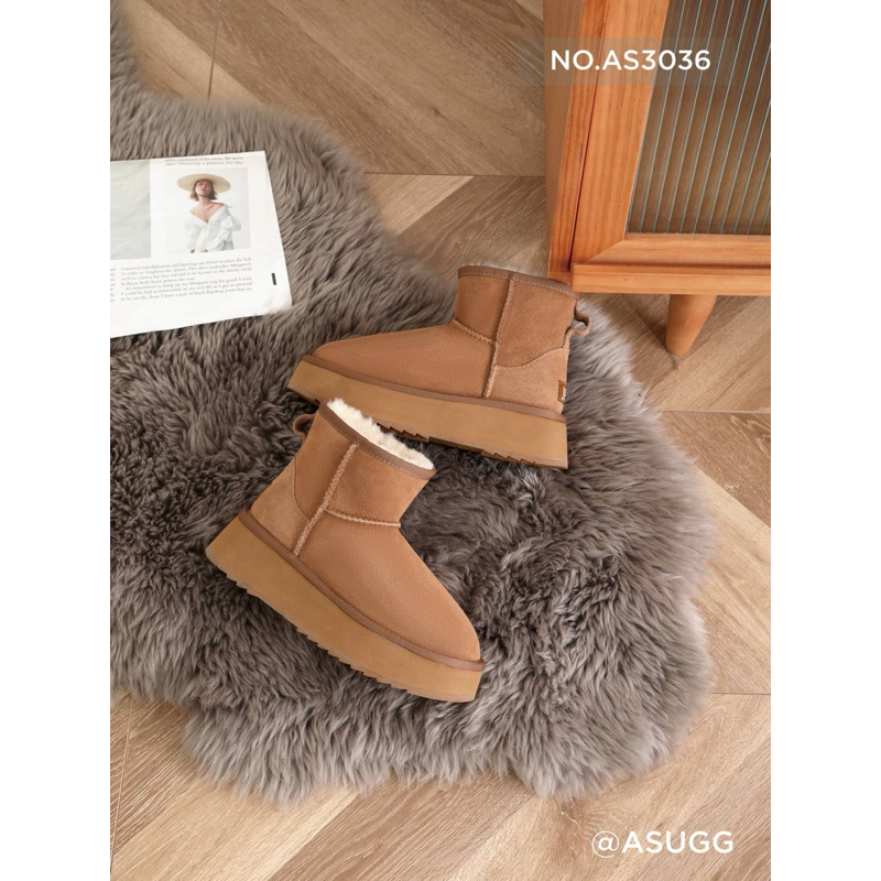 預購 澳洲🦘國民品牌🇦🇺AS UGG Thick Bottom Mini Classic女款經典4公分厚底超短筒雪地靴