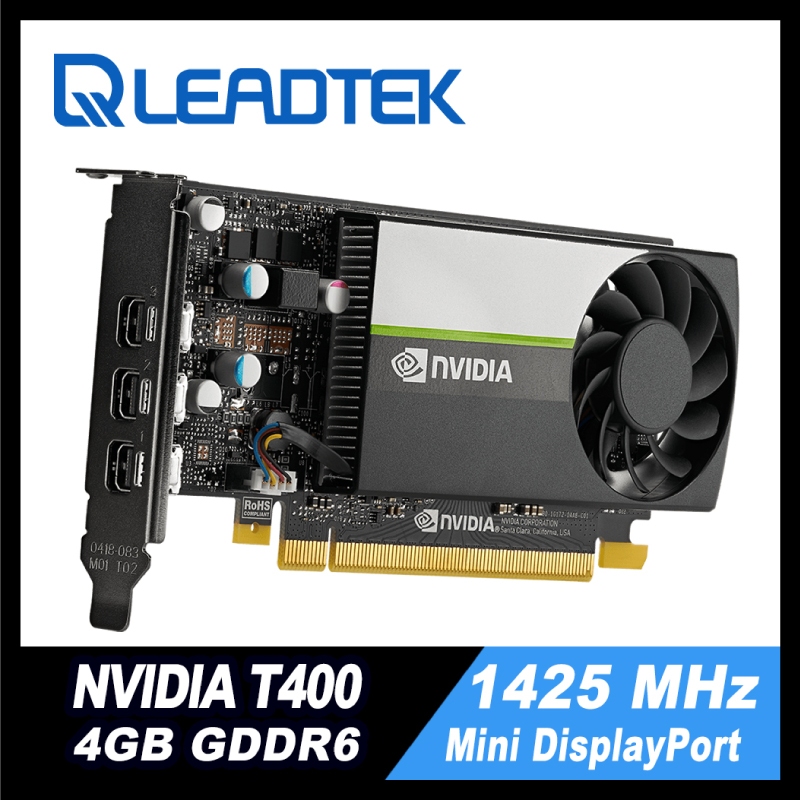 T400 4GB GDDR6【散裝無盒 兩年保】麗臺科技 LEADTEK NVIDIA｜GPU 獨立顯示卡 繪圖卡 顯卡