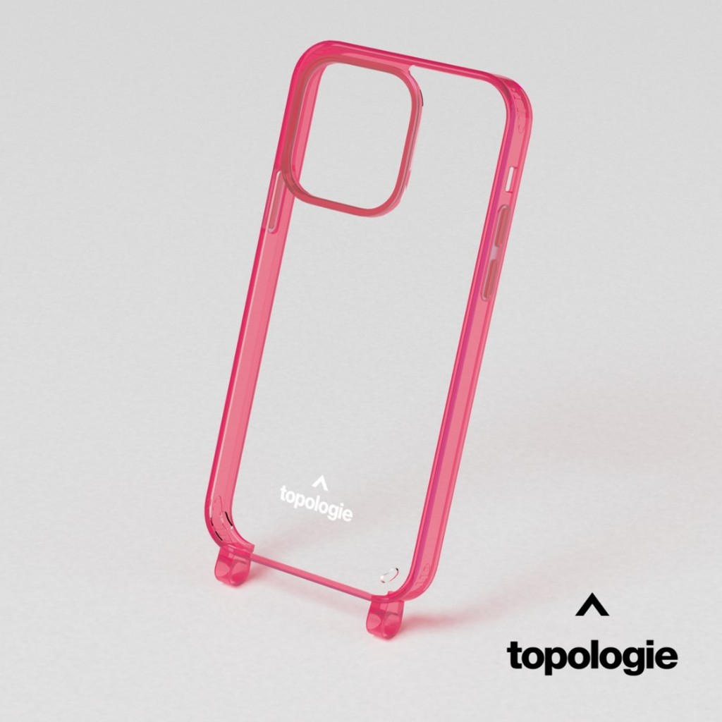 Topologie Verdon 手機殼/透色螢光粉紅【僅含手機殼】