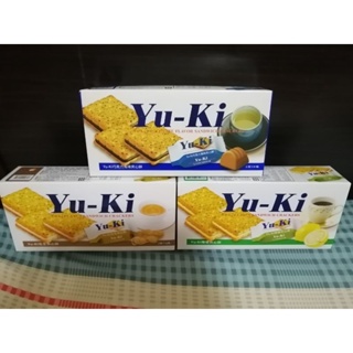 現貨 快速出貨 Yu-Ki 夾心餅 巧克力/檸檬/花生口味 （2枚x8包）