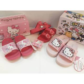 [kikishoes]三麗鷗 Hello Kitty 大頭kitty酷洛米防水抵臺拖鞋紫色粉色紅色臺女童防水女酷洛米