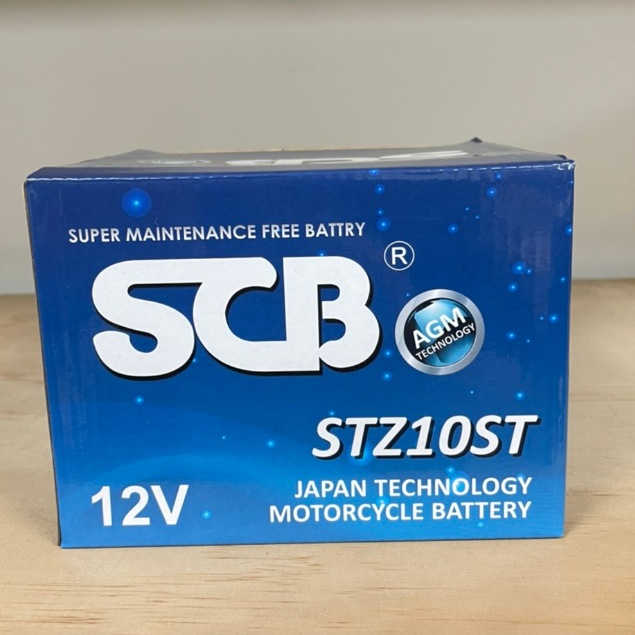 有現貨 SCB 電瓶 機車電瓶 SCB 10號 電瓶 SCB 機車用電池 10號大顆 STZ10ST