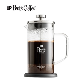 Peet's Coffee官方正品！皮爺杯子120ml咖啡壺家用玻璃法式濾壓壺沖茶壺泡咖啡過濾杯咖啡杯創意杯水杯