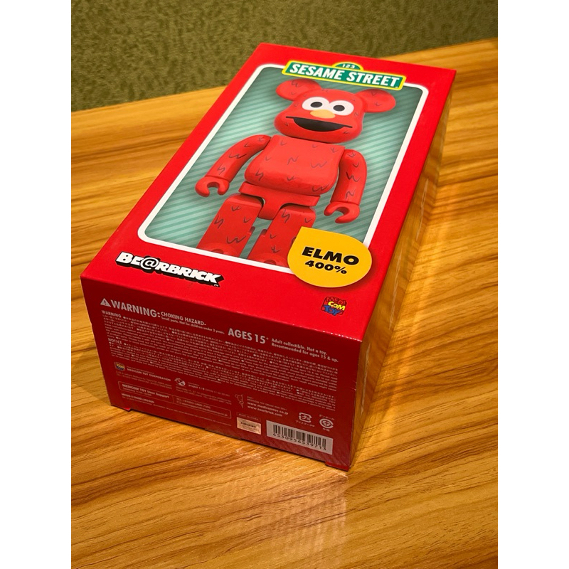 MEDICOM Be@rbrick 400% Sesame Street ELMO 芝麻街 餅乾怪獸