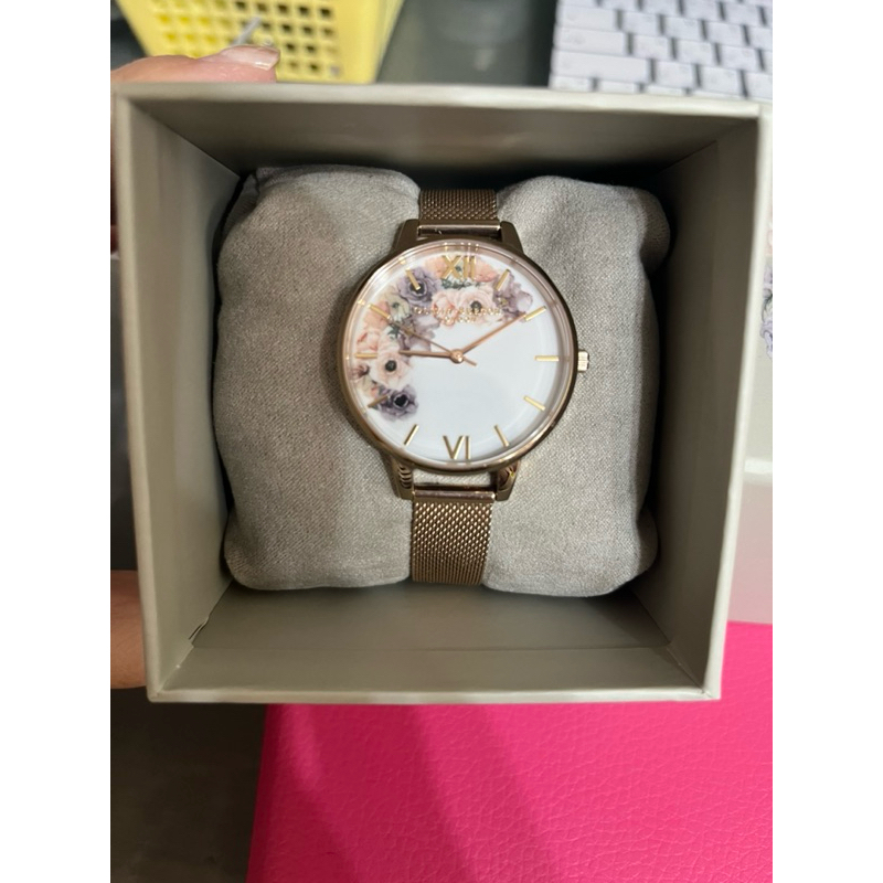 Olivia Burton花園系列手錶（ob16pp57)