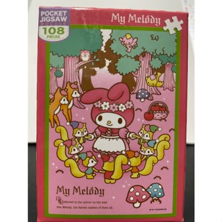 日本進口拼圖迷你108片 三麗鷗 SANRIO HELLO KITTY 凱蒂貓 雙子星 大耳狗 美樂蒂 布丁狗 迷你拼圖