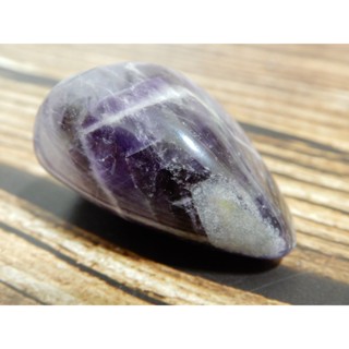 天然夢幻紫水晶滾石( 天然紫水晶滾石) 約39*28*21(mm) 重約37.3g